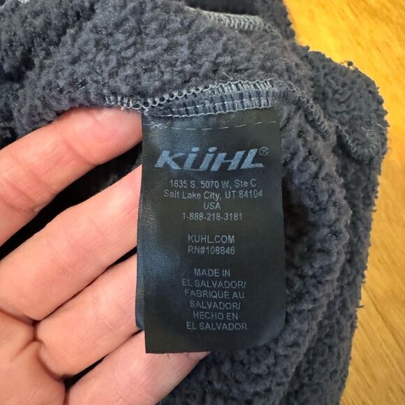 Kuhl Womens Pavement Avalon Snap Fleece Pullover Size MED Gray Pockets Outdoor - Picture 9 of 12